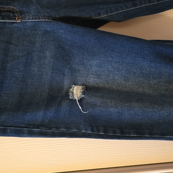 DOLLHOUSE BRAND WOMEN'S JUNIORS BLUE FLARE JEANS SIZE 11/12 - Picture 7 of 16